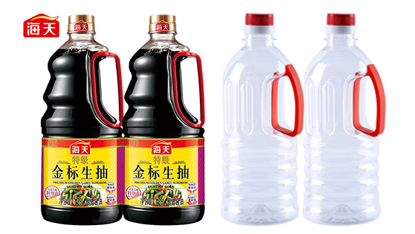 海天金标生抽选用劲荣pet生抽瓶